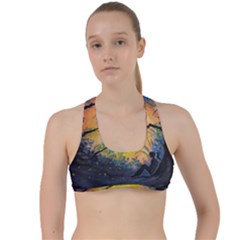 Soul Offering Criss Cross Racerback Sports Bra by Dimkad