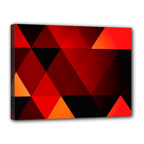 Abstract Triangle Wallpaper Canvas 16  X 12  by BangZart