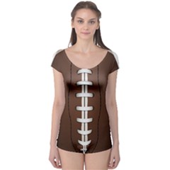 Football Ball Boyleg Leotard  by BangZart