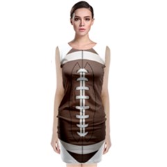 Football Ball Sleeveless Velvet Midi Dress by BangZart