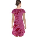 Pink Circuit Pattern Cap Sleeve Nightdress View2