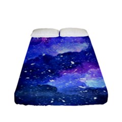 Galaxy Fitted Sheet (full/ Double Size) by Kathrinlegg