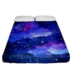 Galaxy Fitted Sheet (king Size) by Kathrinlegg