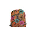 Colorful The Beautiful Of Art Indonesian Batik Pattern(1) Drawstring Pouches (Small)  View1