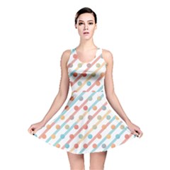 Simple Saturated Pattern Reversible Skater Dress by linceazul