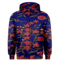 Batik  Fabric Men s Zipper Hoodie by BangZart