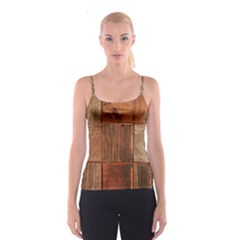 Barnwood Unfinished Spaghetti Strap Top by BangZart