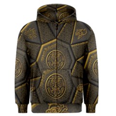 Aztec Runes Men s Zipper Hoodie by BangZart