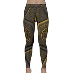 Aztec Runes Classic Yoga Leggings by BangZart