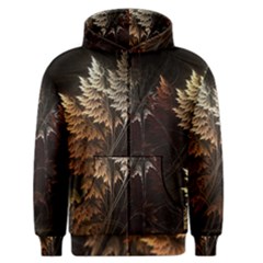 Fractalius Abstract Forests Fractal Fractals Men s Zipper Hoodie by BangZart