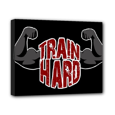 Train Hard Canvas 10  X 8  by Valentinaart