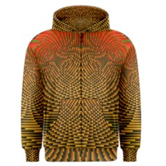 Fractal Pattern Men s Zipper Hoodie by BangZart