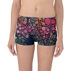 Circle Abstract Reversible Boyleg Bikini Bottoms by BangZart