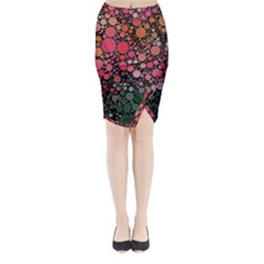 Circle Abstract Midi Wrap Pencil Skirt by BangZart