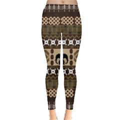 Elephant African Vector Pattern Leggings  by BangZart