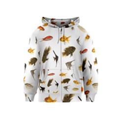 Goldfish Kids  Zipper Hoodie by BangZart