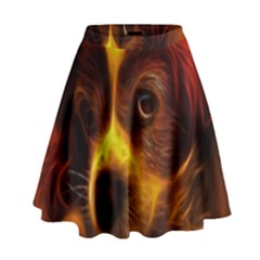 Cute 3d Dog High Waist Skirt by BangZart