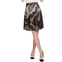 Snake Skin Olay A-line Skirt by BangZart