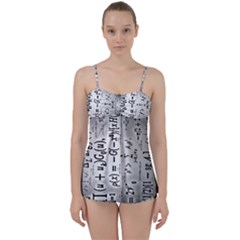 Science Formulas Babydoll Tankini Set by BangZart