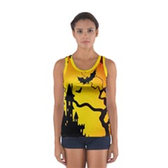 Halloween Night Terrors Sport Tank Top  by BangZart