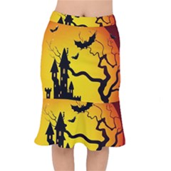 Halloween Night Terrors Mermaid Skirt by BangZart