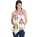 Cute Owls Pattern Sleeveless Tunic View1