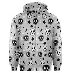 Skull Pattern Men s Zipper Hoodie by BangZart