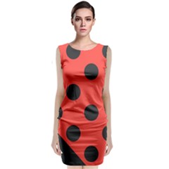 Abstract Bug Cubism Flat Insect Sleeveless Velvet Midi Dress by BangZart