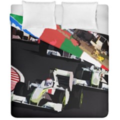 Formula 1 Duvet Cover Double Side (california King Size) by Valentinaart