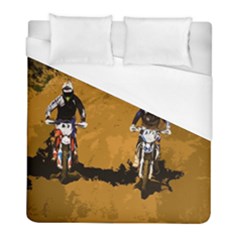 Motorsport  Duvet Cover (full/ Double Size) by Valentinaart