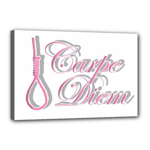 Carpe Diem  Canvas 18  X 12  by Valentinaart