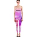 Colorful Abstract pink and purple pattern OnePiece Catsuit View1