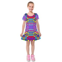 Donovan Kids  Short Sleeve Velvet Dress by MRTACPANS