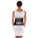 Video Game Controller 80s Wrap Front Bodycon Dress View2