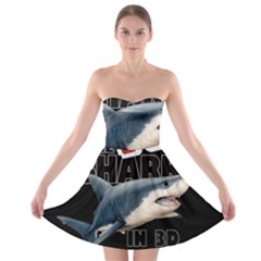 The Shark Movie Strapless Bra Top Dress by Valentinaart