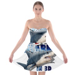 The Shark Movie Strapless Bra Top Dress by Valentinaart