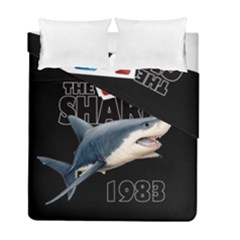 The Shark Movie Duvet Cover Double Side (full/ Double Size) by Valentinaart