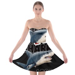 The Shark Movie Strapless Bra Top Dress by Valentinaart