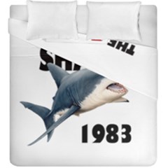 The Shark Movie Duvet Cover Double Side (king Size) by Valentinaart