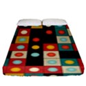 Colors On Black Fitted Sheet (King Size) View1