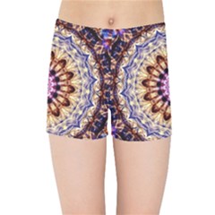 Dreamy Mandala Kids Sports Shorts by designworld65