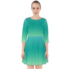 Sealife Green Gradient Smock Dress by designworld65