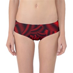 Metallic Red Rose Classic Bikini Bottoms by designworld65