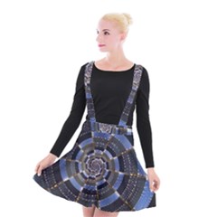 Midnight Crazy Dart Suspender Skater Skirt by designworld65