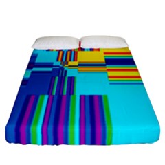 Colorful Endless Window Fitted Sheet (california King Size) by designworld65