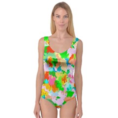 Colorful Summer Splash Princess Tank Leotard  by designworld65