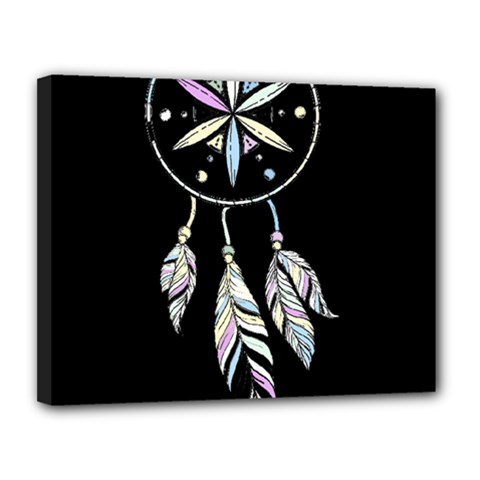 Dreamcatcher  Canvas 14  X 11  by Valentinaart