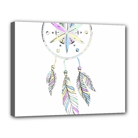 Dreamcatcher  Canvas 14  X 11  by Valentinaart