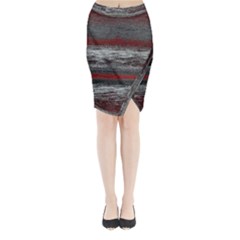 Ombre Midi Wrap Pencil Skirt by ValentinaDesign