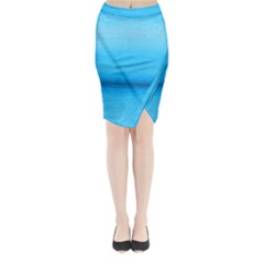 Ombre Midi Wrap Pencil Skirt by ValentinaDesign